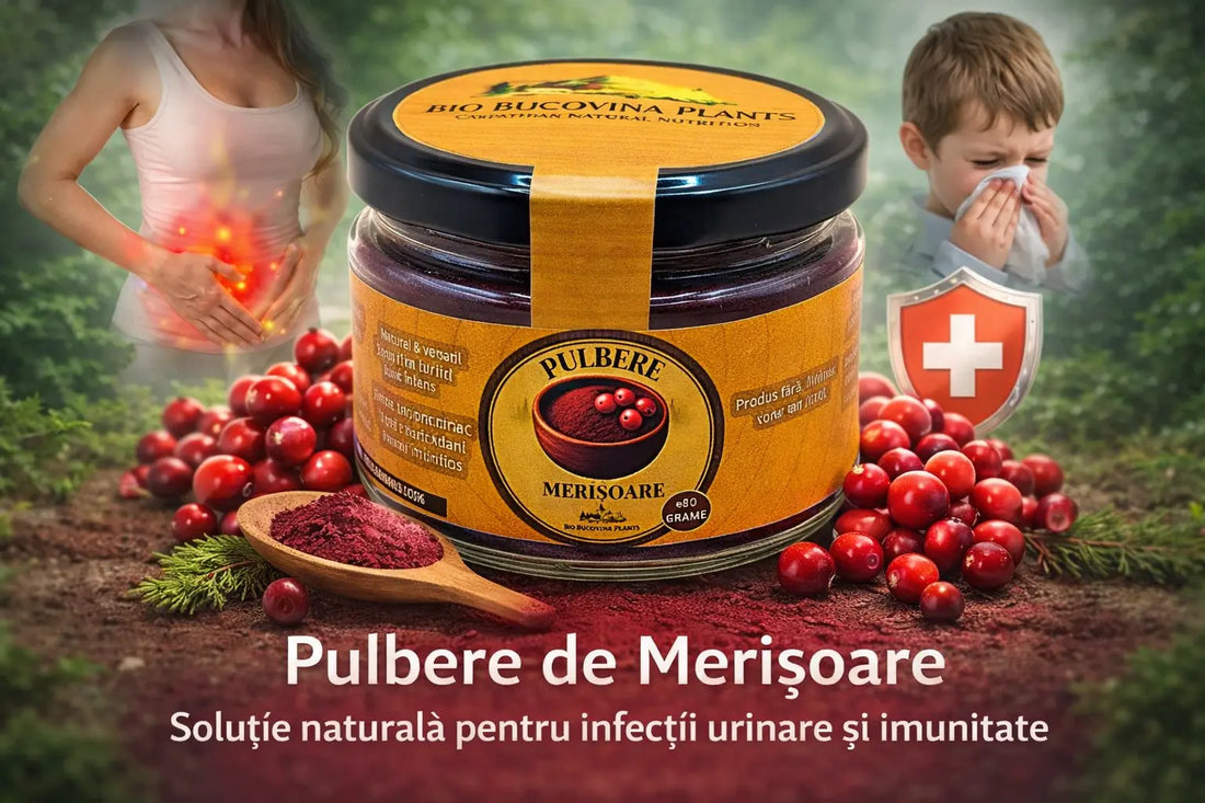 Beneficii pulbere de merișoare