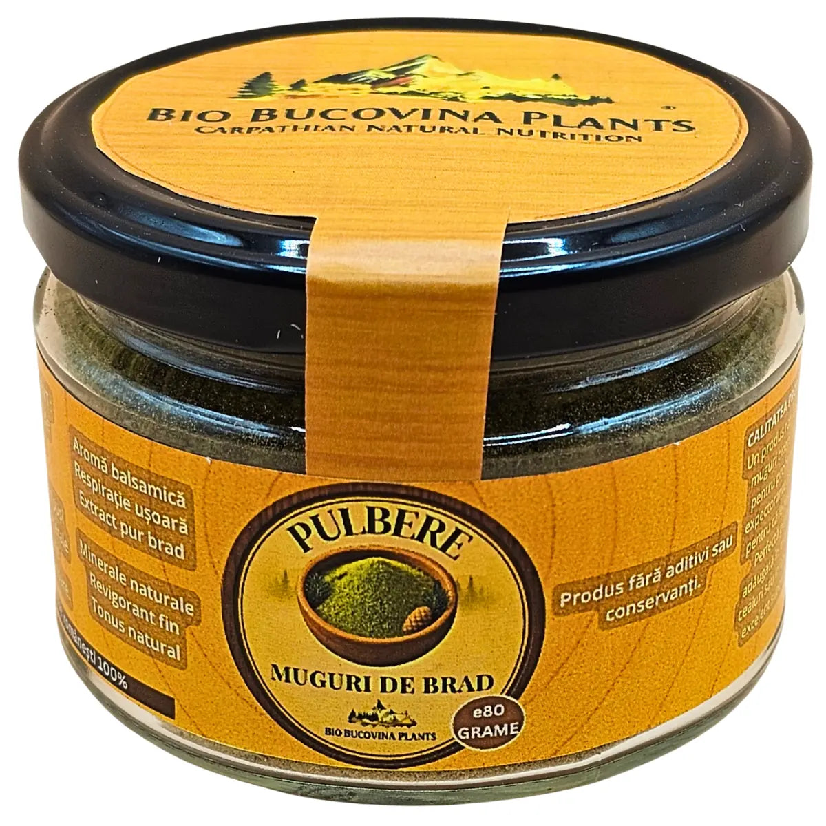 Pulbere de muguri de brad