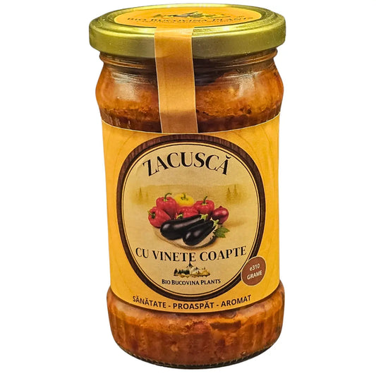 Zacusca cu vinete coapte